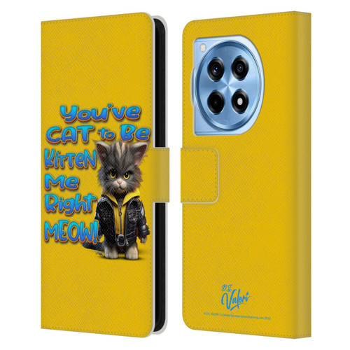 D.S. Valori Kitty And Puppy You've Cat To Be Kitten Me Leather Book Wallet Case Cover For OnePlus 12R