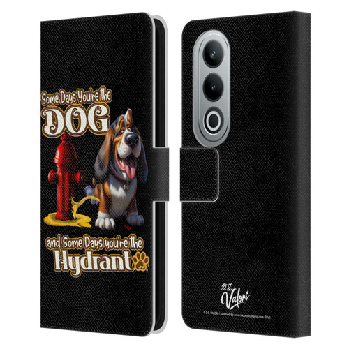D.S. Valori Kitty And Puppy Some Days You're The Dog Leather Book Wallet Case Cover For OPPO OnePlus Ace 3V 5G