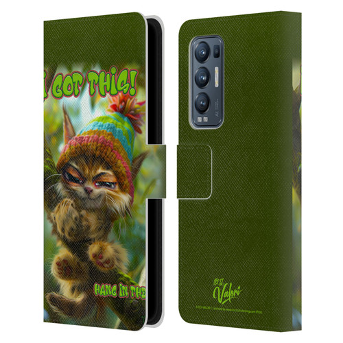 D.S. Valori Kitty And Puppy I Got This Leather Book Wallet Case Cover For OPPO Find X3 Neo / Reno5 Pro+ 5G