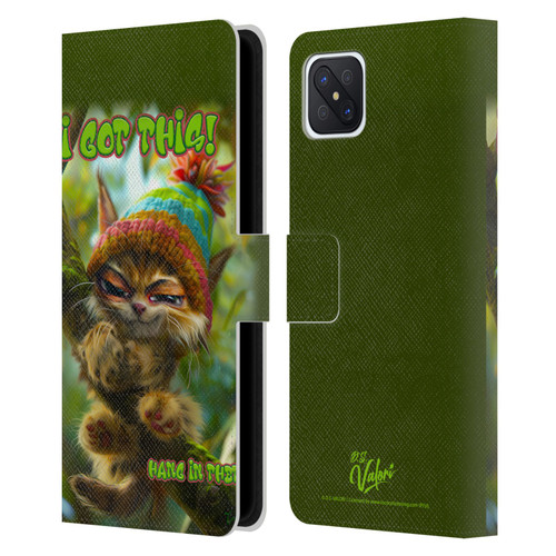D.S. Valori Kitty And Puppy I Got This Leather Book Wallet Case Cover For OPPO Reno4 Z 5G
