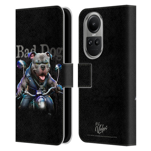 D.S. Valori Kitty And Puppy Bad Dog Leather Book Wallet Case Cover For OPPO Reno10 5G / Reno10 Pro 5G