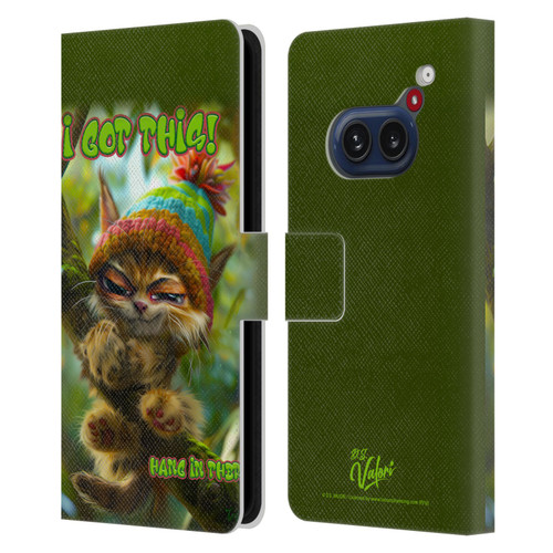 D.S. Valori Kitty And Puppy I Got This Leather Book Wallet Case Cover For Nothing Phone (2a)