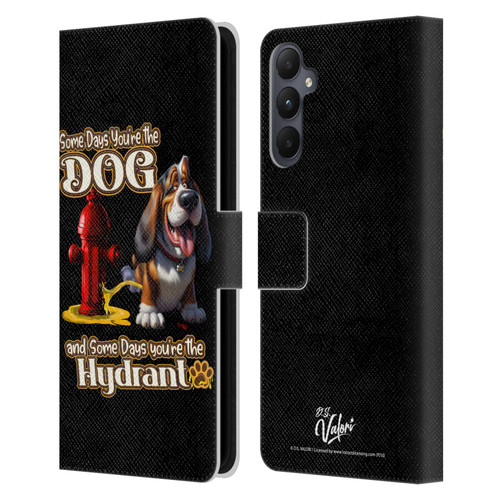 D.S. Valori Kitty And Puppy Some Days You're The Dog Leather Book Wallet Case Cover For Samsung Galaxy A05s D.S. Valori Kitty And Puppy Some Days You're The Dog Leather Book Wallet Case Cover For Samsung Galaxy A05s