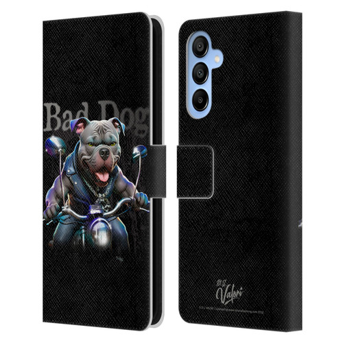 D.S. Valori Kitty And Puppy Bad Dog Leather Book Wallet Case Cover For Samsung Galaxy A16 5G