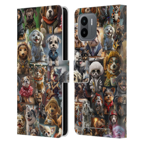 D.S. Valori Kitty And Puppy Puppy Kingdom Leather Book Wallet Case Cover For Xiaomi Redmi A2 D.S. Valori Kitty And Puppy Puppy Kingdom Leather Book Wallet Case Cover For Xiaomi Redmi A2