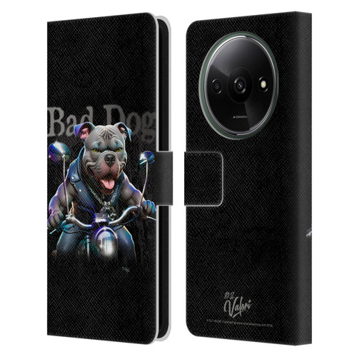 D.S. Valori Kitty And Puppy Bad Dog Leather Book Wallet Case Cover For Xiaomi Redmi A3