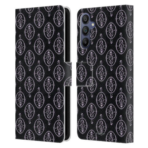 Harry Potter Dementors Kiss Death Eater Pattern Leather Book Wallet Case Cover For Samsung Galaxy A15