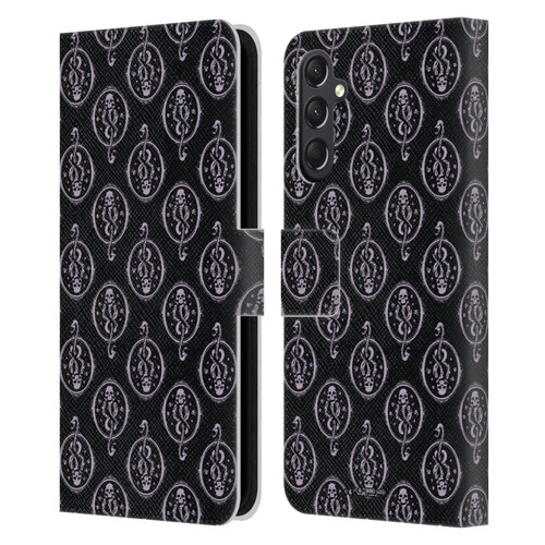 Harry Potter Dementors Kiss Death Eater Pattern Leather Book Wallet Case Cover For Samsung Galaxy A24 4G / M34 5G Harry Potter Dementors Kiss Death Eater Pattern Leather Book Wallet Case Cover For Samsung Galaxy A24 4G / M34 5G