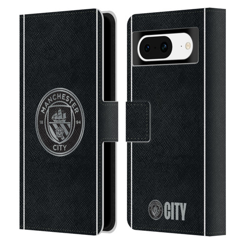 Manchester City Man City FC 2025/26 Badge Kit Away Leather Book Wallet Case Cover For Google Pixel 8