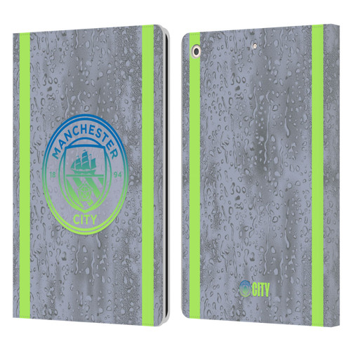 Manchester City Man City FC 2025/26 Badge Kit Third Leather Book Wallet Case Cover For Apple iPad 10.2 2019/2020/2021