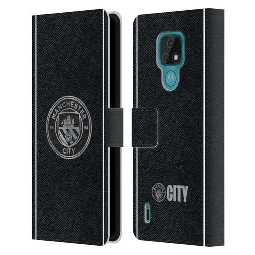 Manchester City Man City FC 2025/26 Badge Kit Away Leather Book Wallet Case Cover For Motorola Moto E7 Manchester City Man City FC 2025/26 Badge Kit Away Leather Book Wallet Case Cover For Motorola Moto E7
