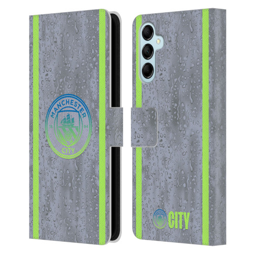 Manchester City Man City FC 2025/26 Badge Kit Third Leather Book Wallet Case Cover For Samsung Galaxy M14 5G Manchester City Man City FC 2025/26 Badge Kit Third Leather Book Wallet Case Cover For Samsung Galaxy M14 5G