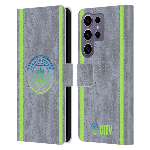 Manchester City Man City FC 2025/26 Badge Kit Third Leather Book Wallet Case Cover For Samsung Galaxy S25 Ultra Manchester City Man City FC 2025/26 Badge Kit Third Leather Book Wallet Case Cover For Samsung Galaxy S25 Ultra