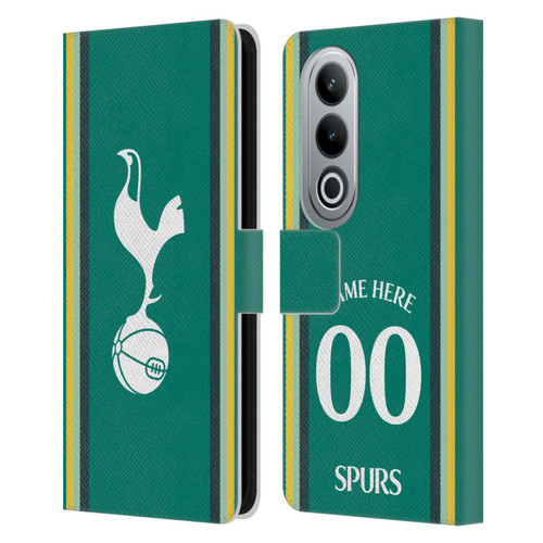 Custom Customised Personalised Tottenham Hotspur F.C. 2024/25 Badge Kit Third Leather Book Wallet Case Cover For OPPO OnePlus Ace 3V 5G