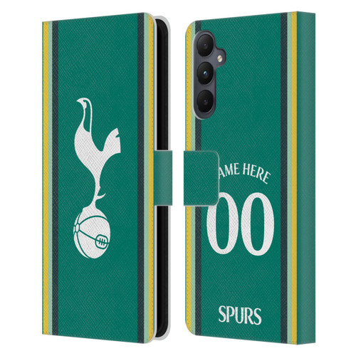 Custom Customised Personalised Tottenham Hotspur F.C. 2024/25 Badge Kit Third Leather Book Wallet Case Cover For Samsung Galaxy A05s Custom Customised Personalised Tottenham Hotspur F.C. 2024/25 Badge Kit Third Leather Book Wallet Case Cover For Samsung Galaxy A05s
