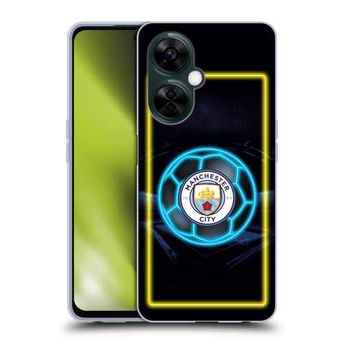 Manchester City Man City FC Neon Logo Soft Gel Case for OnePlus Nord N30