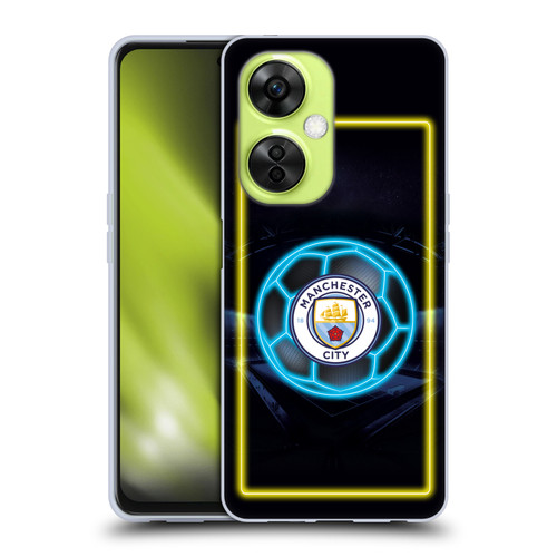 Manchester City Man City FC Neon Logo Soft Gel Case for OnePlus Nord CE 3 Lite 5G