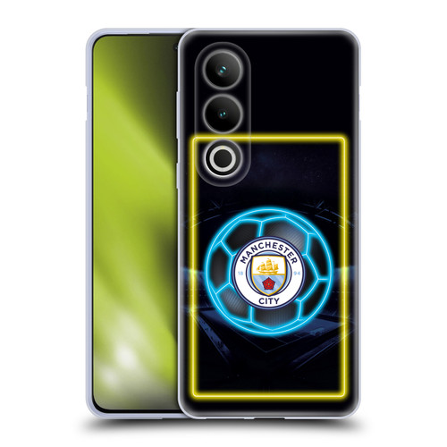 Manchester City Man City FC Neon Logo Soft Gel Case for OPPO OnePlus Ace 3V 5G