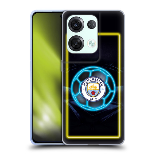 Manchester City Man City FC Neon Logo Soft Gel Case for OPPO Reno8 Pro Manchester City Man City FC Neon Logo Soft Gel Case for OPPO Reno8 Pro