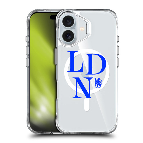 Chelsea Football Club Logo Icon Logotype SHOCKPROOF BUMPER CASE COMPATIBLE WITH Apple iPhone 16 & MAGSAFE