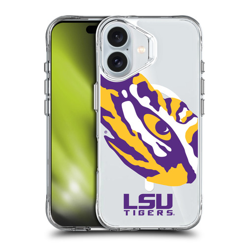 Louisiana State University LSU Louisiana State University LSU Eye of The Tiger Oversized SHOCKPROOF BUMPER CASE COMPATIBLE WITH  & MAGSAFE Apple iPhone 16