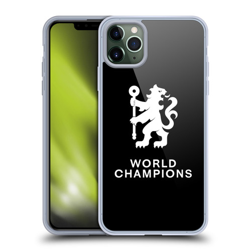 Chelsea Football Club 2025 World Champions Lion Soft Gel Case for Apple iPhone 11 Pro Max