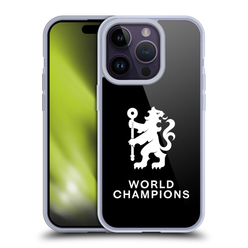 Chelsea Football Club 2025 World Champions Lion Soft Gel Case for Apple iPhone 14 Pro & MagSafe