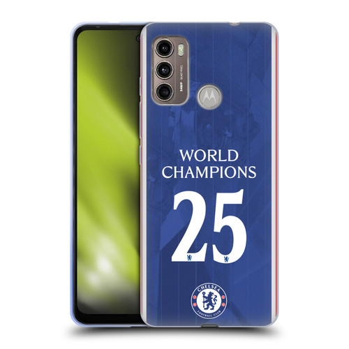 Chelsea Football Club 2025 World Champions Home Kit Soft Gel Case for Motorola Moto G60 / Moto G40 Fusion