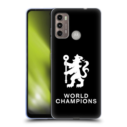 Chelsea Football Club 2025 World Champions Lion Soft Gel Case for Motorola Moto G60 / Moto G40 Fusion