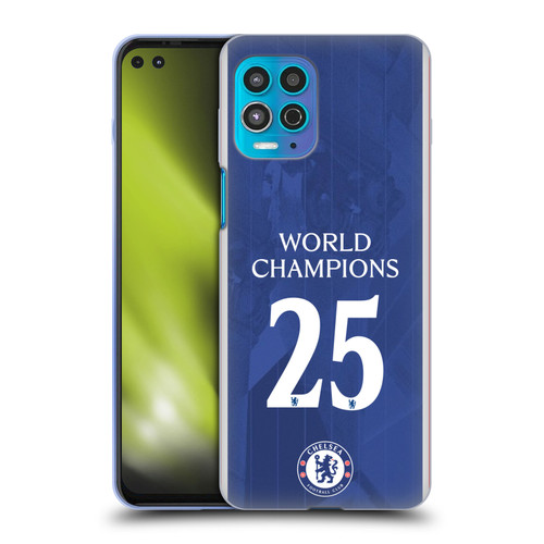 Chelsea Football Club 2025 World Champions Home Kit Soft Gel Case for Motorola Moto G100
