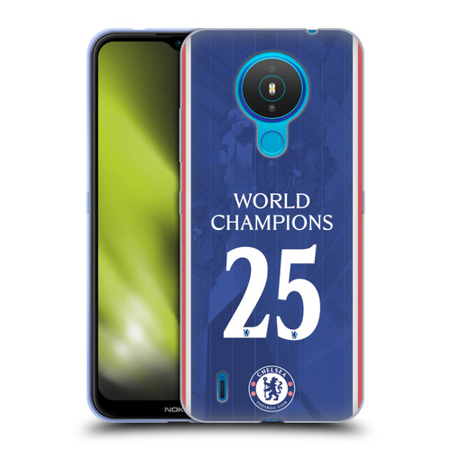 Chelsea Football Club 2025 World Champions Home Kit Soft Gel Case for Nokia 1.4