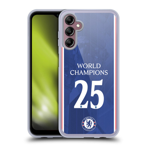 Chelsea Football Club 2025 World Champions Home Kit Soft Gel Case for Samsung Galaxy A14 5G