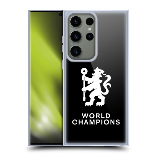 Chelsea Football Club 2025 World Champions Lion Soft Gel Case for Samsung Galaxy S23 Ultra 5G