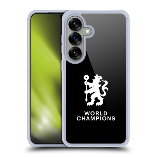 Chelsea Football Club 2025 World Champions Lion Soft Gel Case for Samsung Galaxy S25