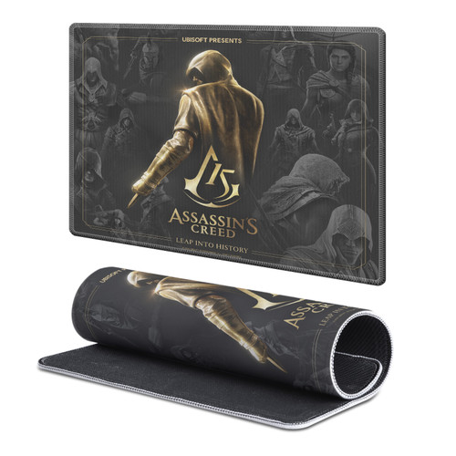 Assassin's Creed 15th Anniversary Graphics Key Art Gaming Office Desk PC Keyboard Mouse Mat Pad 9.84 x 11.81 x 0.12 inches (250 x 300 mm) - S