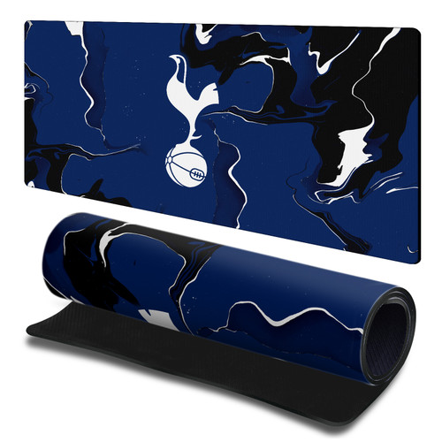 Tottenham Hotspur F.C. Logo Art Marble Gaming Office Desk PC Keyboard Mouse Mat Pad 23.62 x 11.81 x 0.12 inches (600 x 300 mm) - L