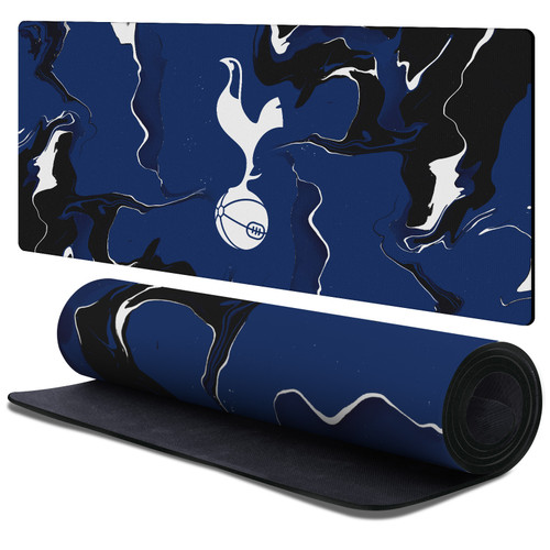 Tottenham Hotspur F.C. Logo Art Marble Gaming Office Desk PC Keyboard Mouse Mat Pad 37.4 x 15.75 x 0.16 inches (900 x 400 mm) - XL