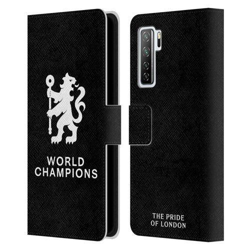 Chelsea Football Club 2025 World Champions Lion Leather Book Wallet Case Cover For Huawei Nova 7 SE/P40 Lite 5G