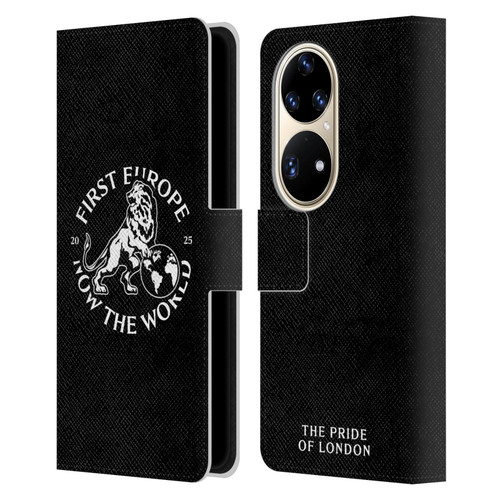 Chelsea Football Club 2025 World Champions The Pride of London Leather Book Wallet Case Cover For Huawei P50 Pro