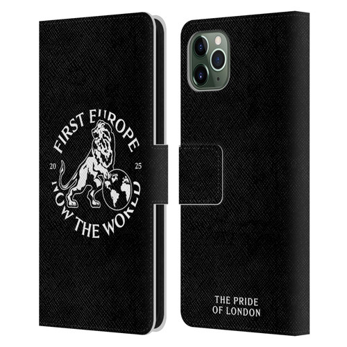 Chelsea Football Club 2025 World Champions The Pride of London Leather Book Wallet Case Cover For Apple iPhone 11 Pro Max