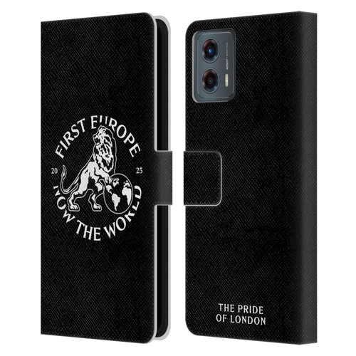 Chelsea Football Club 2025 World Champions The Pride of London Leather Book Wallet Case Cover For Motorola Moto G (2023)