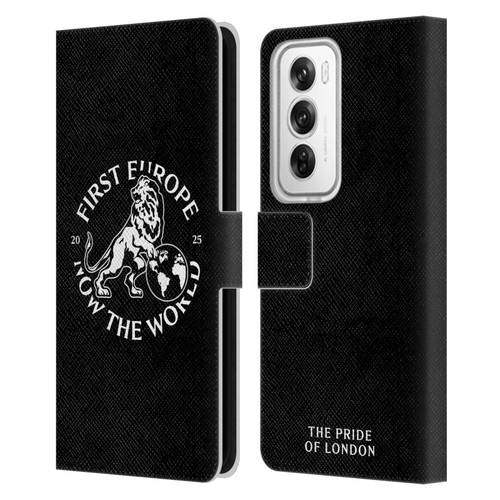 Chelsea Football Club 2025 World Champions The Pride of London Leather Book Wallet Case Cover For OPPO Reno12 Pro 5G