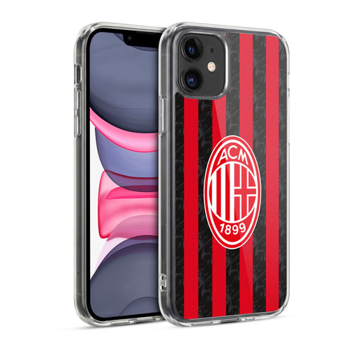 AC Milan 2025/26 Crest Kit Home Soft Gel Case for Apple iPhone 11