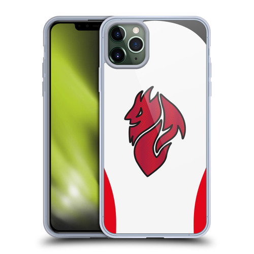 AC Milan 2025/26 Crest Kit Away Soft Gel Case for Apple iPhone 11 Pro Max & MagSafe