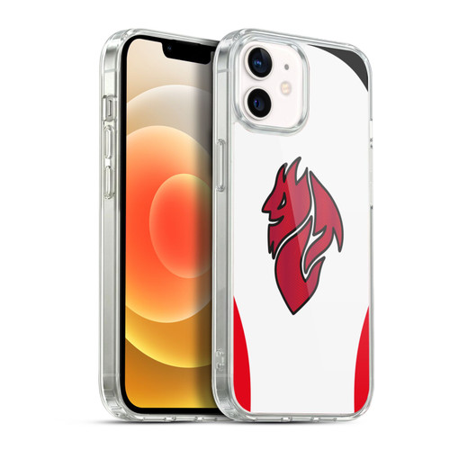 AC Milan 2025/26 Crest Kit Away Soft Gel Case for Apple iPhone 12 / iPhone 12 Pro & MagSafe