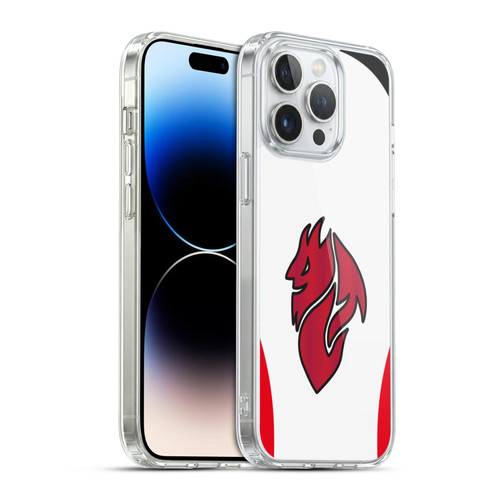AC Milan 2025/26 Crest Kit Away Soft Gel Case for Apple iPhone 14 Pro Max & MagSafe