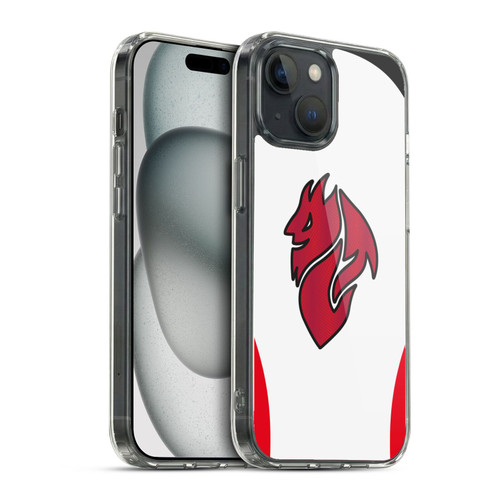 AC Milan 2025/26 Crest Kit Away Soft Gel Case for Apple iPhone 15 & MagSafe