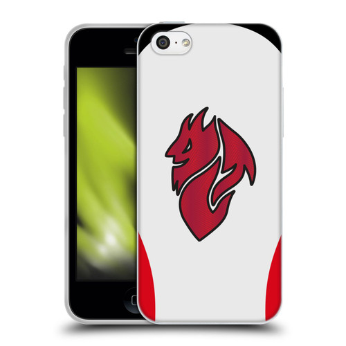 AC Milan 2025/26 Crest Kit Away Soft Gel Case for Apple iPhone 5c