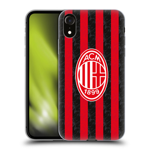 AC Milan 2025/26 Crest Kit Home Soft Gel Case for Apple iPhone XR
