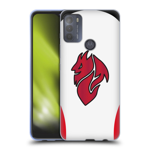 AC Milan 2025/26 Crest Kit Away Soft Gel Case for Motorola Moto G50